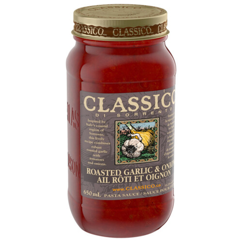 Classico Di Sorrento Pasta Sauce Roasted Garlic & Onion 600-650 ml