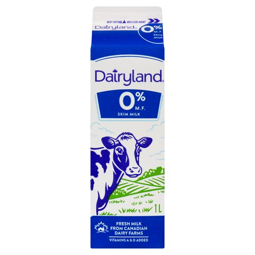 Dairyland Milk Fat Free Skim 1 L