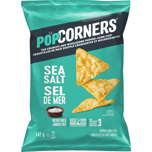 PopCorners Popped-Corn Chips Sea Salt 142 g