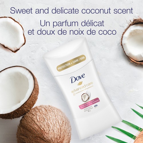 Dove Advanced Care Antiperspirant Stick Coconut 48 Hour Protection 45 g