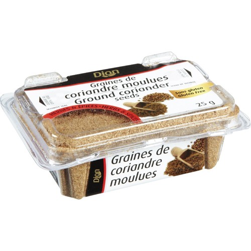 Les Aliments G. Dion Foods Gluten-Free Ground Coriander Seeds 25 g