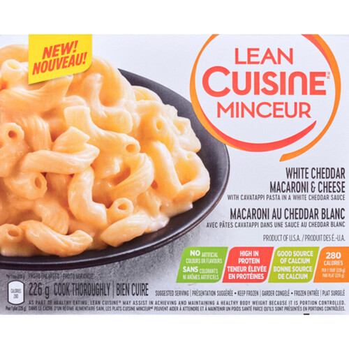 Lean Cuisine Frozen Meal Mac N Cheese White Cheddar 226 g