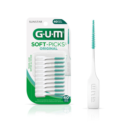 GUM Soft-Picks Original Dental Picks 40 Picks