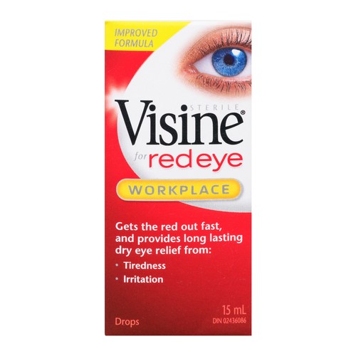 Visine Work Place Eye Drops 15 mL