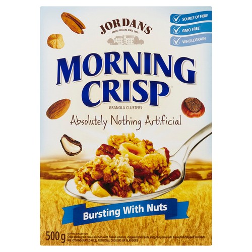 Jordans Morning Crisp Cereal Bursting With Nuts 500 g