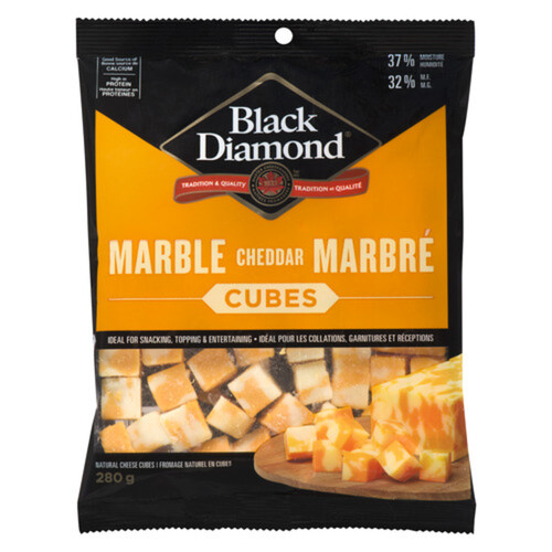Black Diamond Marble Cheese Cubes Cheddar 280 g