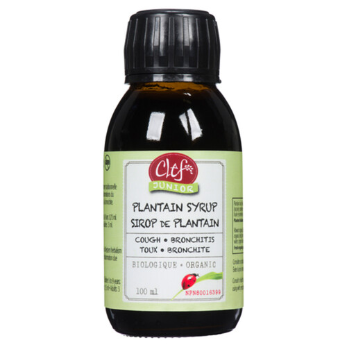 Clef Junior Organic Plantain Syrup 100 ml