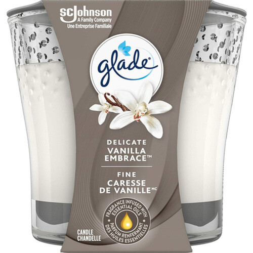 Glade Candle Jar Delicate Vanilla Embrace 1 Pack