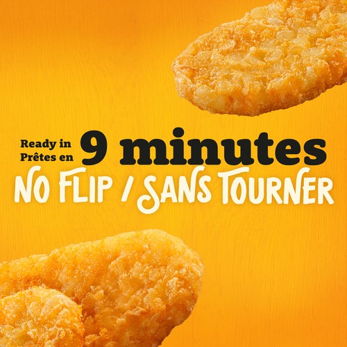McCain Frozen No Flip 9 Minute  Potato Patties Savoury Herb 12 pack 600 g