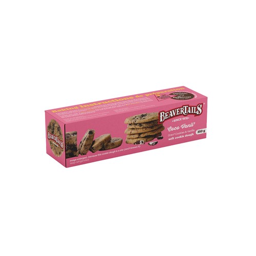 BeaverTails Soft Cookie Dough Coco Vanil' Cookies & Vanilla 350 g