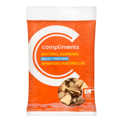 Compliments Natural Almonds Sliced 100 g