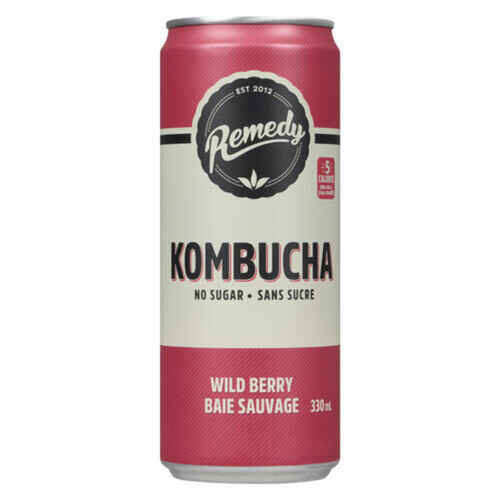 Remedy Organic Kombucha Wild Berry 330 ml (can)