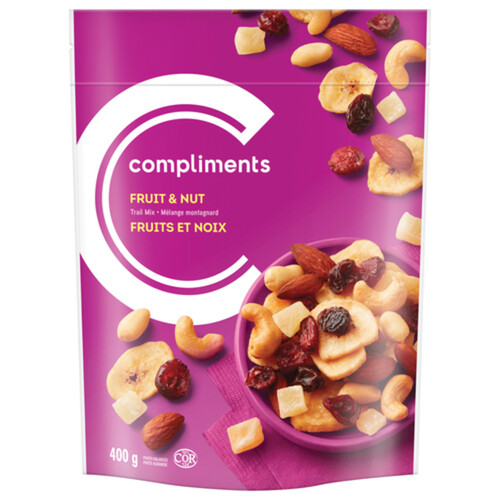 Compliments Deluxe Trail Mix Fruit & Nut 400 g