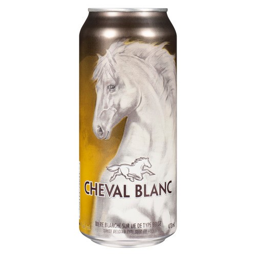 Cheval Blanc Beer 5% Alcohol Tremblay Extreme 473 ml (can)
