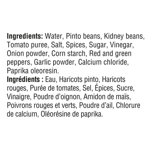 Heinz Canned Beans Chili Style Pinto & Red Kidney Beans 398 ml