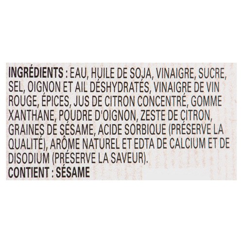 Hellmann'S Vinaigette Lemon Za’Atar Salad Dressing For Salads gain Bowls 475 ml