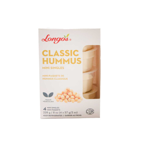 Longo's Hummus Classic Mini Singles 228 g