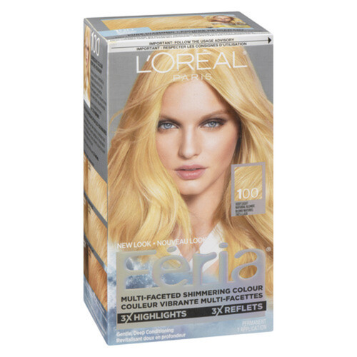 L'Oréal Feria Gel Hair Color Shade 100 Very Light Natural Blonde 1 EA