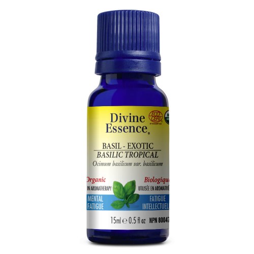 Divine Essence Organic Oil Basil Tropical 15 ml
