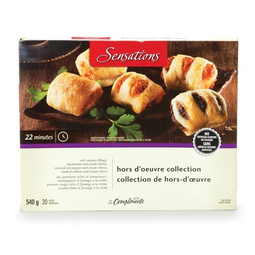 Sensations Frozen Hors D'oeuvres Collection 540 g