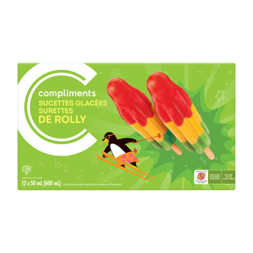 Compliments Rolly's Ice Pops Sour 12 x 50 ml