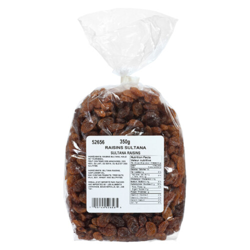 Johnvince Food Sultana Raisins 350 g