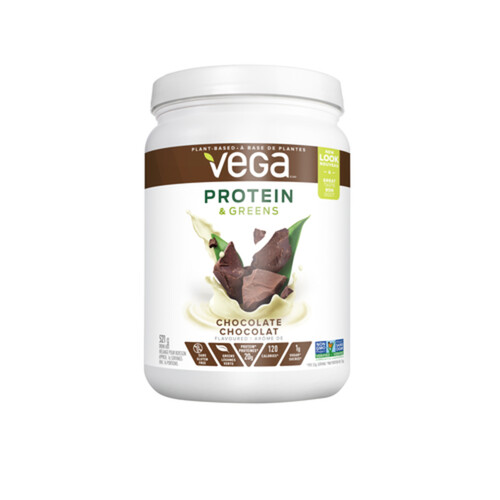 Vega Gluten-Free Protein & Greens Drink Mix Chocolate 16 Servings 521 g