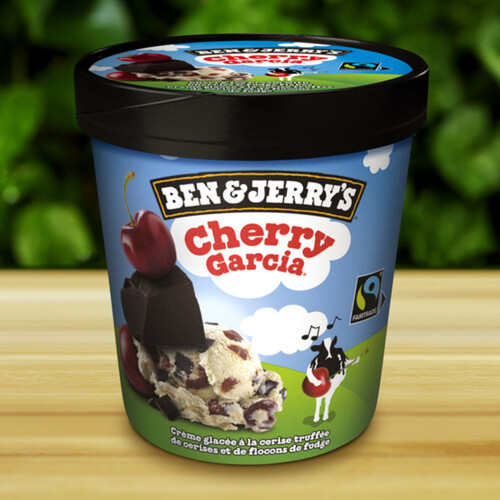 Ben & Jerry's Ice Cream Cherry Garcia With Fairtrade Ingredients 473 ml