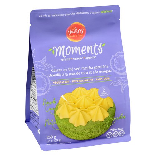Judy G Gluten-Free Vegan Frozen Cake Matcha Green Tea 250 g