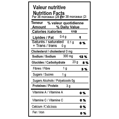 Les Aliments Jardi Pretzel Sticks 300 g