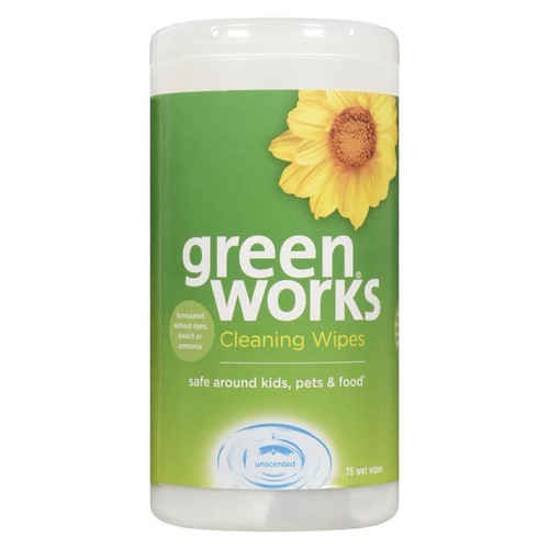 Green Works Cleaning Wipes Unscented 75 Count
