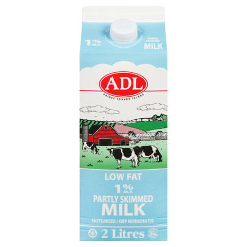 ADL Milk 1% Partly Skimmed 2 L