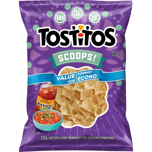 Tostitos Scoops! Tortilla Chips Value Size 370 g