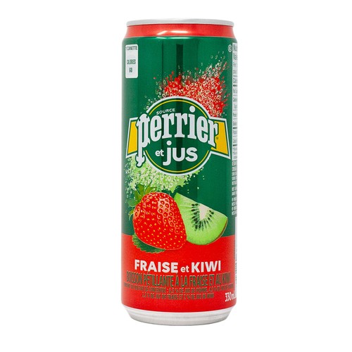 Perrier Sparkling Water Strawberry & Kiwi 6 x 330 ml (cans)