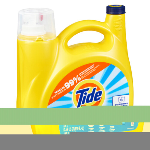 Tide All In One Liquid Laundry Detergent Value Size  3.4 L
