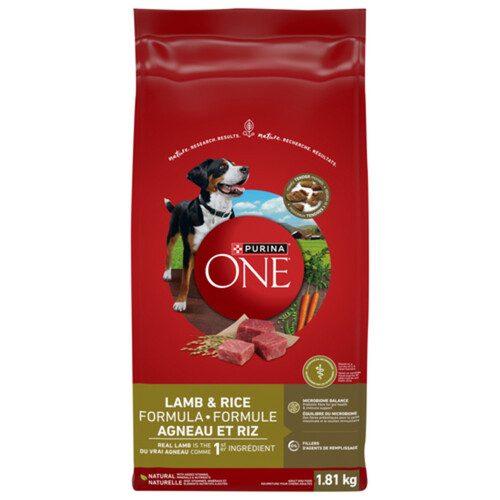 Purina ONE Dry Dog Food Lamb & Rice Formula 1.81 kg