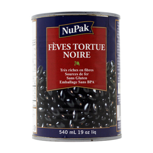 NuPak Black Turtle Beans 540 ml
