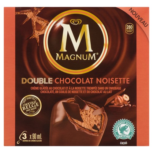 Magnum Ice Cream Bar Double Chocolate Hazelnut 90 ml