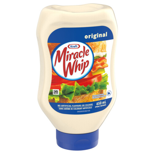 Kraft Miracle Whip Spread Original Easy Squeeze 650 ml