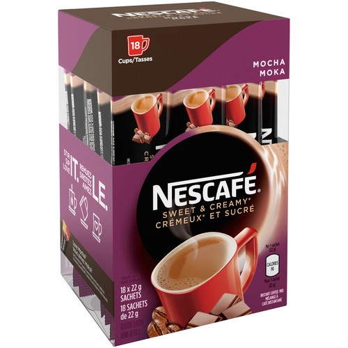 Nescafé Instant Coffee Mix Sweet & Creamy Mocha 18 x 22 g