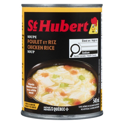 St-Hubert Soup Chicken Rice 540 ml