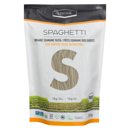 Liviva Organic Pasta Spaghetti Edamame 200 g