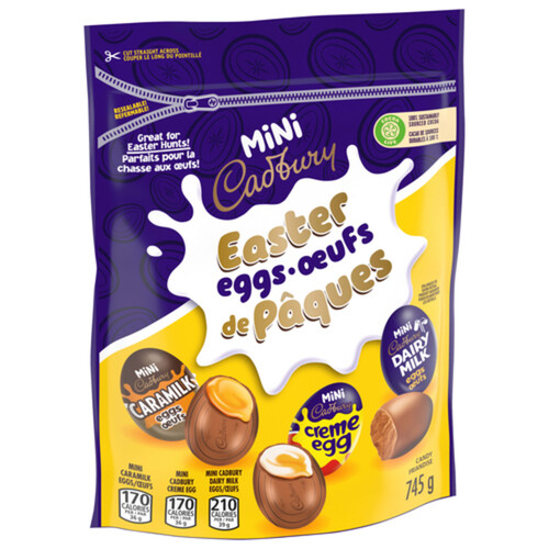 Cadbury Mini Eggs Individually Wrapped Easter Chocolatey Candy Assorted 745 g