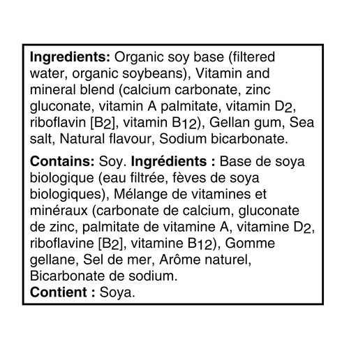 Silk Dairy-Free Soy Beverage Original Unsweetened 1.89 L
