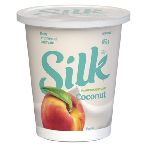 Silk Plant-Based Yogurt Coconut Peach 650 g