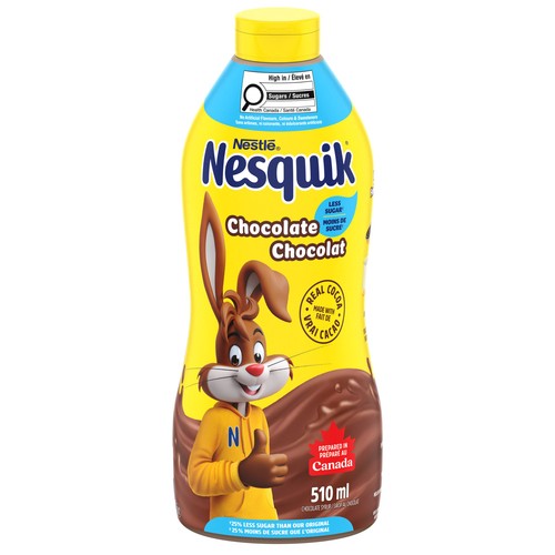 Nestlé Nesquik Chocolate Syrup Less Sugar 510 ml