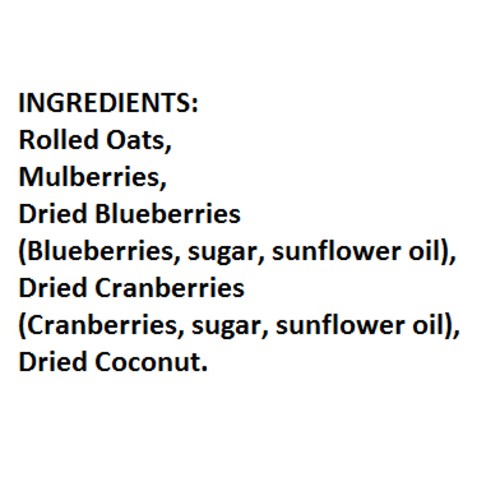 GORP Prairie Berries & Coconut Oatmeal Blends 1.1 KG
