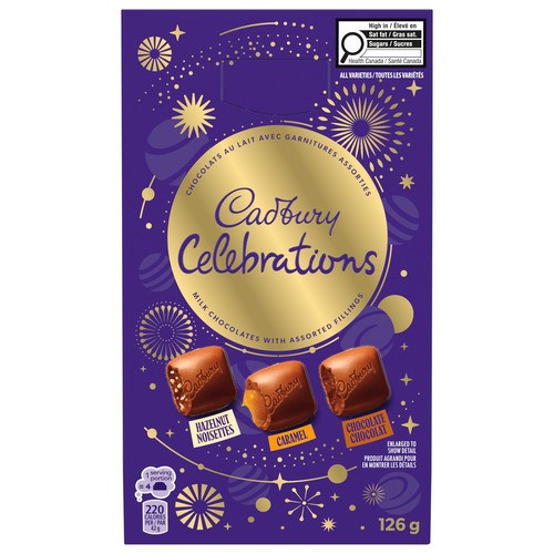 Cadbury Celebrations Chocolate Pieces Assorted 126 g