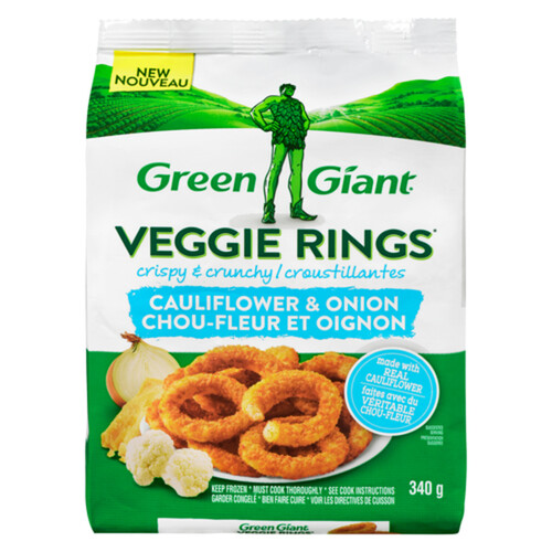 Green Giant Cauliflower & Onion Veggie Rings 340 g (frozen)