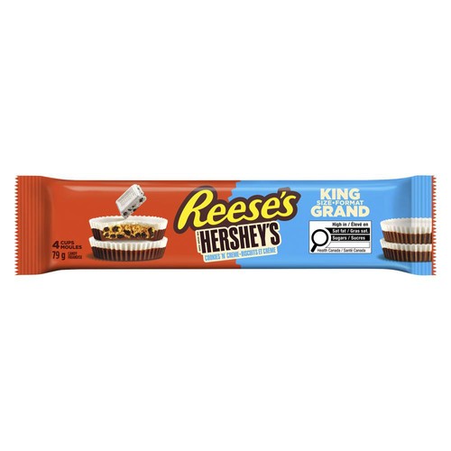 Reese's Peanut Butter Cups Cookies and Cream King Size 79 g